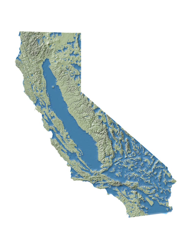 California Groundwater Map, California has an extensive groundwater network, shown in this map.