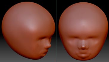 How to Make a ZBrush Baby Head