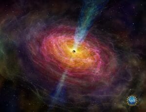 black hole accretion disc jet